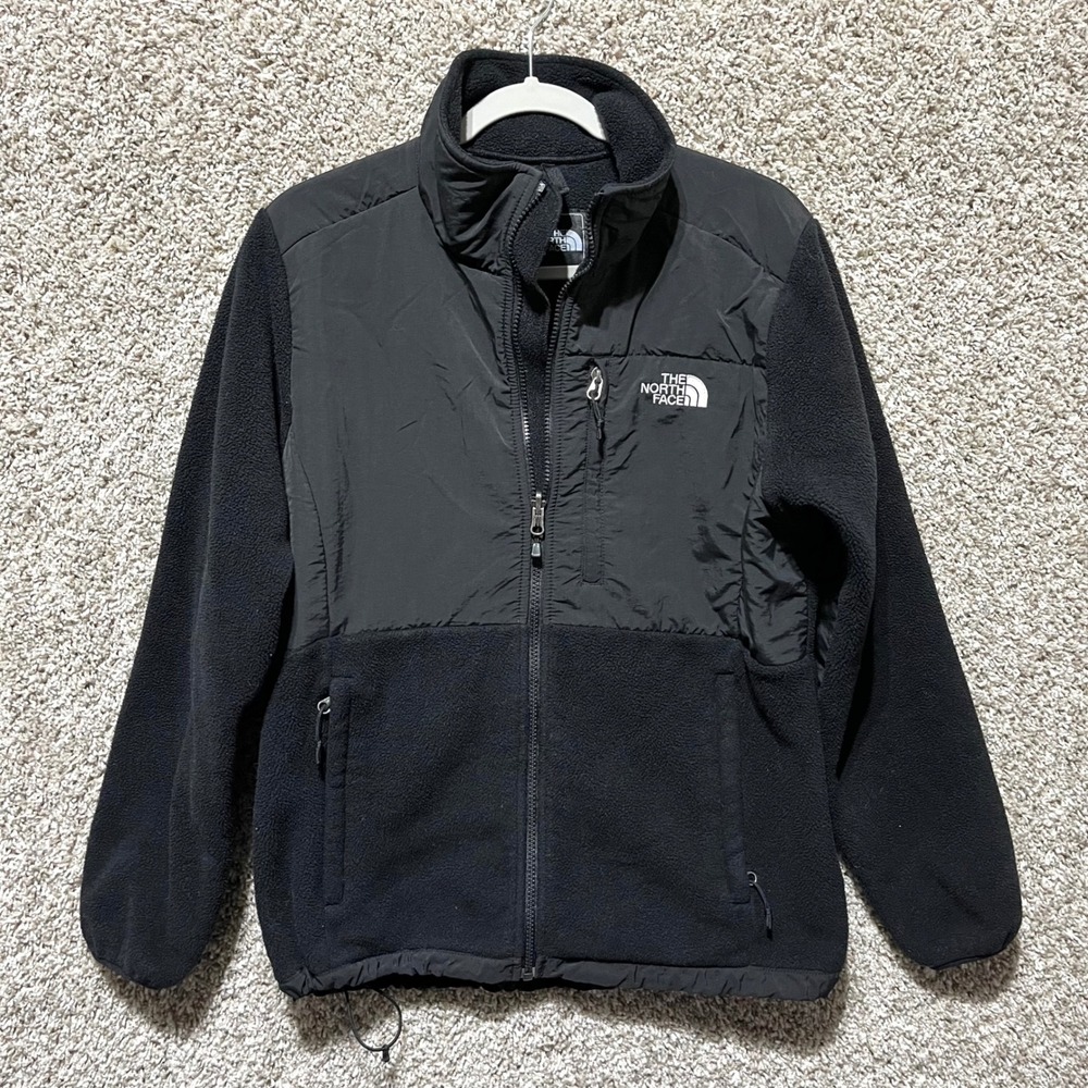 The North Face Jacket Women's Large Black Polartec Denali Full Zip Fleece